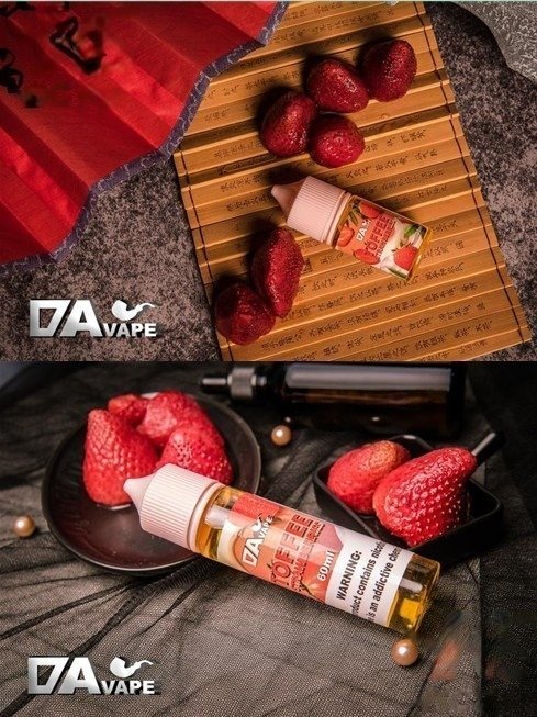 DAVAPE TOFFEE STRAWBERRIES 草莓太妃糖 大/小煙油